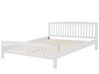 Wooden EU Super King Size Bed White CASTRES_710971