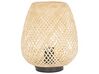 Lampe à poser en bambou clair 30 cm BOMU_785038
