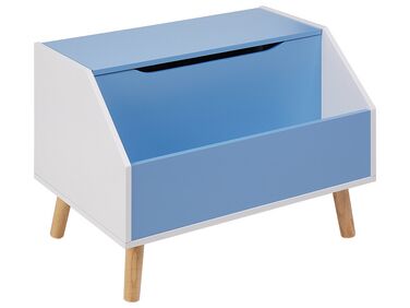 Aufbewahrungskiste blau / weiß 43 x 60 cm CASPER