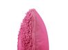 Dekokissen geometrisches Muster Baumwolle rosa getuftet 45 x 45 cm RHOEO_840118