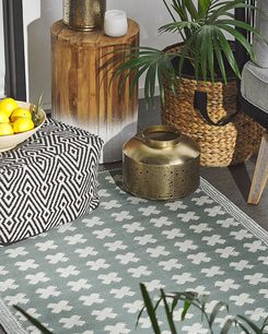 Ulkomatto vihreä 90 x 180 cm vihreä ROHTAK Ulkomatto vihreä 90 x 180 cm vihreä ROHTAK