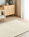 Teppich Wolle beige 200 x 300 cm abstraktes Muster SASNAK_884338