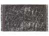 Koberec z viskózy 140 x 200 cm tmavě šedý HANLI_836927