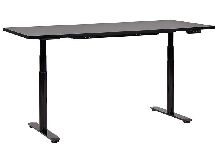 Fekete elektromosan állítható íróasztal 180 x 72 cm DESTINAS_899726