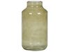 Vase en verre 30 cm vert olive DHOKLA_823674