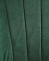 Cadeira de baloiço em veludo verde esmeralda LIARUM_800199