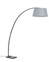 Lámpara de pie de metal/mármol gris/negro/blanco 188 cm BENUE_876886