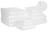 Asciugamani a Scacchi, 33 Cm X 73 Cm, Confezione Da 4 Asciugamani a Scacchi, 33 Cm X 73 Cm, Confezione Da 4