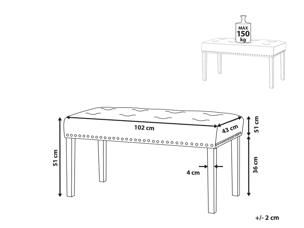 Bedroom bench new arrivals height