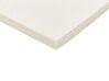 Négyszemélyes világos akácfa ülőgarnitúra fehér párnákkal PACIFIC_897541