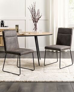 Tuoli kangas tummanharmaa 2 kpl NEVADA Tuoli kangas tummanharmaa 2 kpl NEVADA