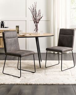 Tuoli kangas tummanharmaa 2 kpl NEVADA Tuoli kangas tummanharmaa 2 kpl NEVADA