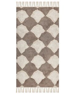 Matto puuvilla ruskea/beige 80 x 150 cm SINOP