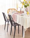 Set of 2 Dining Chairs Black VENTNOR_822637