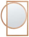 Espelho de parede castanho claro 56 x 71 cm LAURON_892165