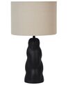 Ceramic Table Lamp Black VILAR_897329
