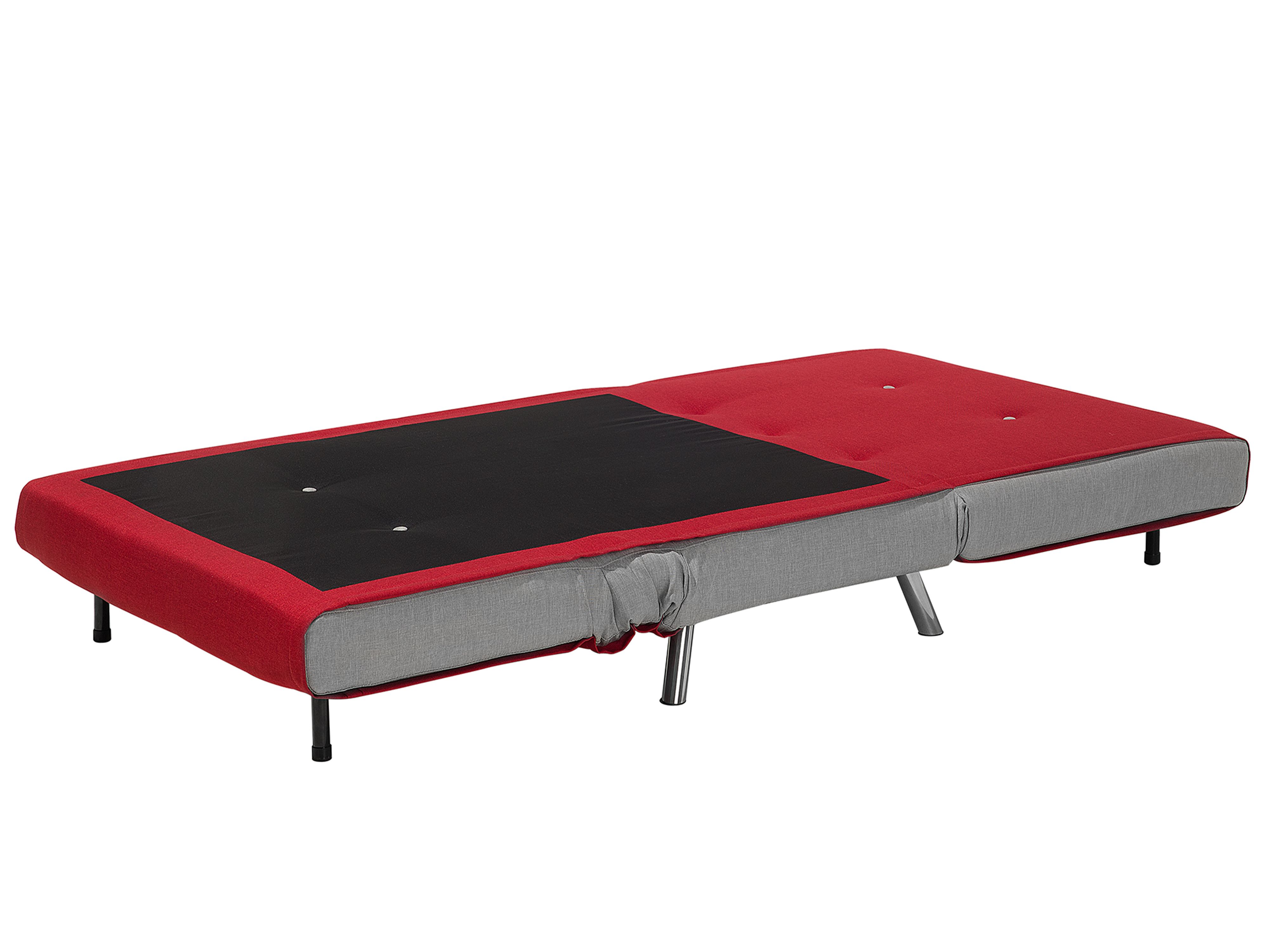 Sofa rozkładana czerwona FARRIS