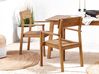Set of 2 Acacia Wood Garden Chairs FORNELLI_823588