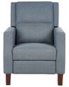 Fabric Recliner Chair Blue EGERSUND_896460