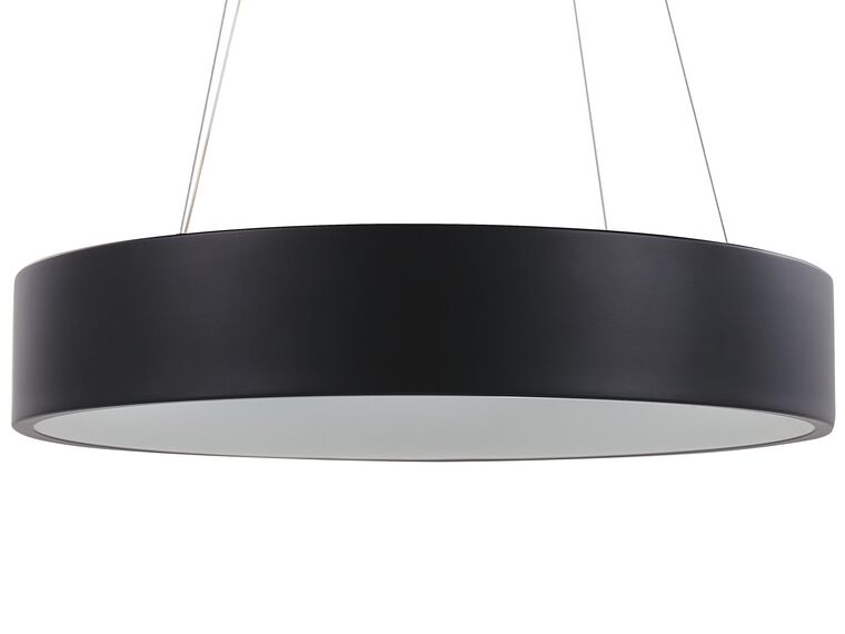 Lampe suspendue en métal LED noir LENYA_824606
