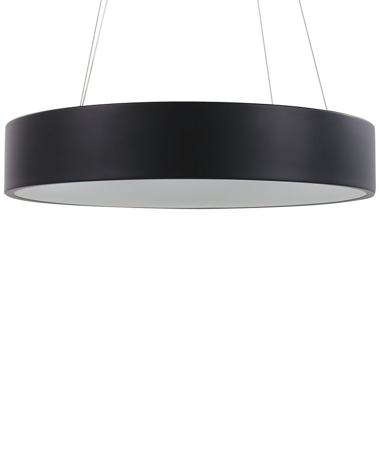 Lampe suspendue en métal LED noir LENYA_824606
