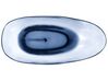 Badewanne freistehend hellblau oval 169 x 78 cm BLANCARENA_891368