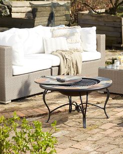 Tulisija teräs monivärinen ⌀ 80 cm EREBUS Tulisija teräs monivärinen ⌀ 80 cm EREBUS