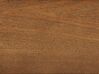 Cama con somier de madera oscura 140 x 200 cm LIBERMONT_912691