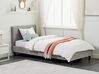 Fabric EU Single Size Bed Light Grey FITOU_875558