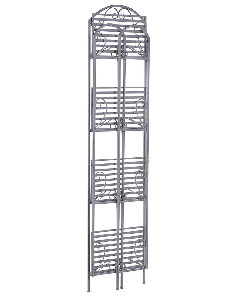 Scarpiera in metallo grigio-beige Billy - Spinder Design Scarpiera in metallo grigio-beige Billy - Spinder Design