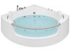 Whirlpool Bath with LED White 1870 x 1360 mm MANGLE_802815