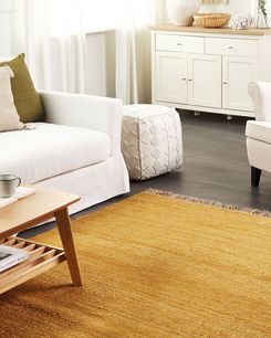 Matto juutti sinapinkeltainen 160 x 230 cm LUNIA