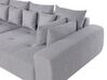 4 Seater Fabric Sofa with Ottoman Grey TORPO_897224