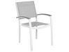 Conjunto de 2 cadeiras de jardim em alumínio cinzento PERETA_738708