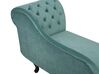 Right Hand Chaise Lounge Velvet Mint Green NIMES_712567