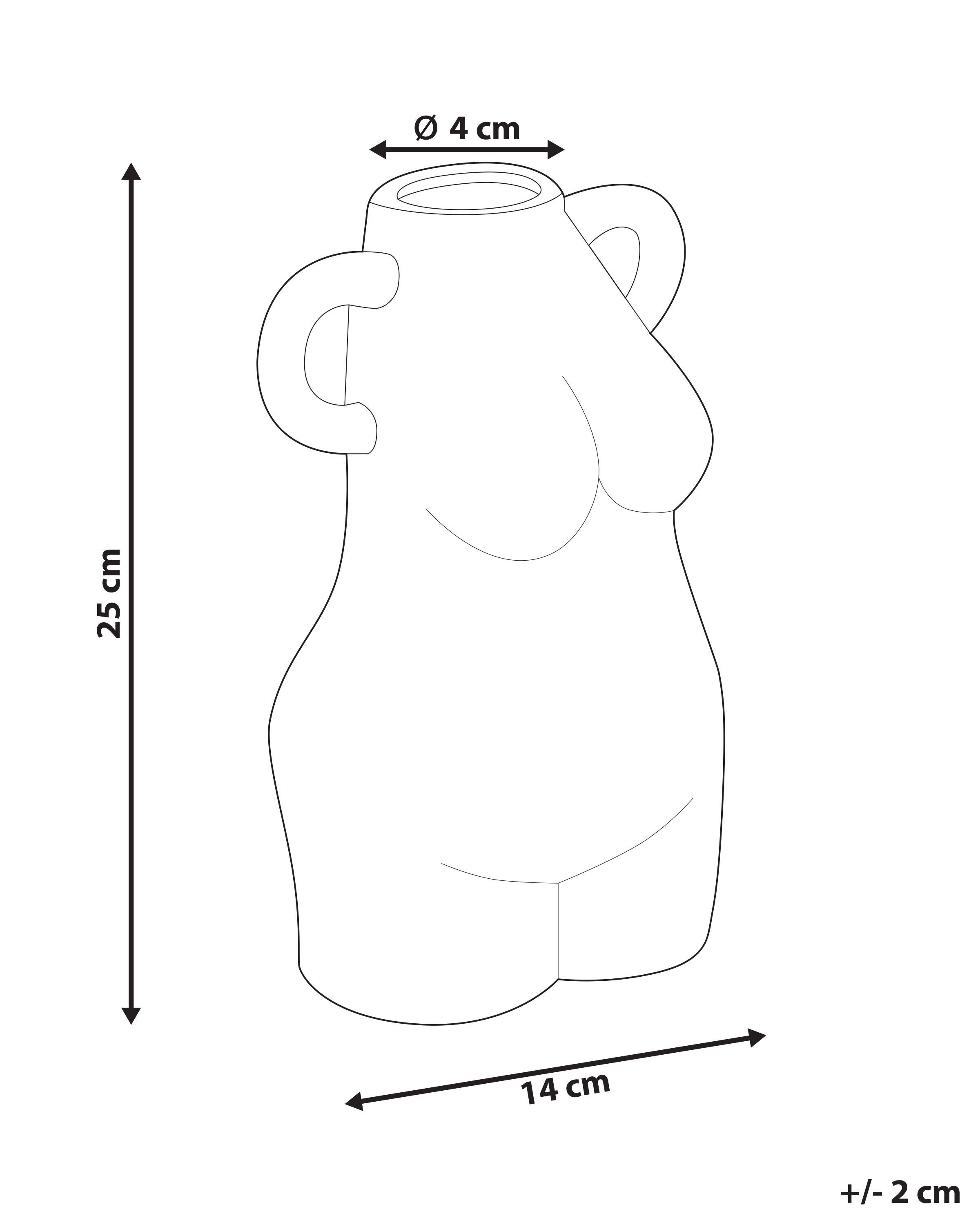 Porcelain Flower Vase 25 cm White AIGIO Beliani.co.uk