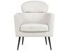 Fabric Armchair White SOBY_875197