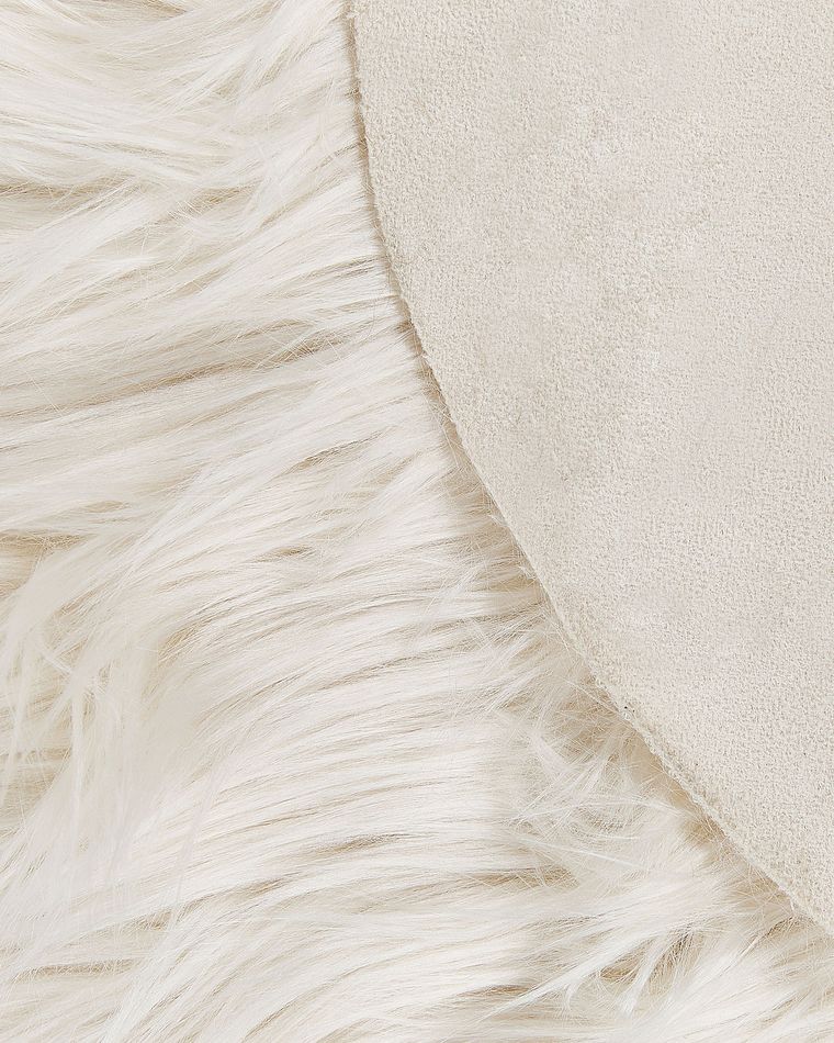 Tissu Fourrure Artificielle Uni - 50 X 160 Cm - 100% Polyester - Pour Couture Et Loisirs Créatifs