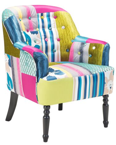 Fabric Armchair Multicolour MANDAL