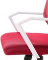 Krzesło biurowe regulowane czerwone RELIEF_680294