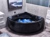 Vasca da bagno idromassaggio nera con LED 197 x 140 cm BARACOA_821037