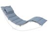 Sun Lounger Pad Cushion Blue BRESCIA_746526
