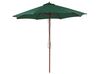 Tuinset 6-zits met parasol acaciahout groen AMANTEA_880731