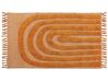 Tapete de algodão laranja 80 x 150 cm HAKKARI_848870