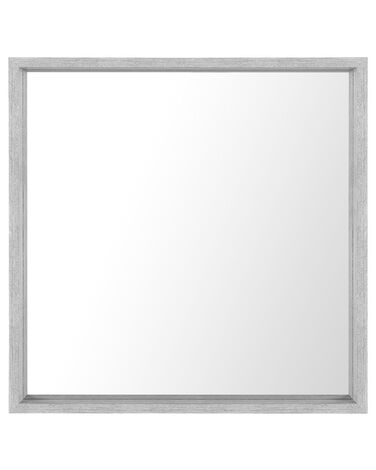 Specchio da parete quadrato grigio 50 x 50 cm BRIGNOLES