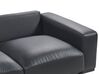 2 Seater Sofa Faux Leather Black SOVIK_891891