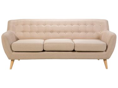 3-Sitzer Sofa beige / hellbraun MOTALA