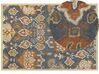 Teppich Wolle mehrfarbig 160 x 230 cm Kurzflor UMURLU_830934