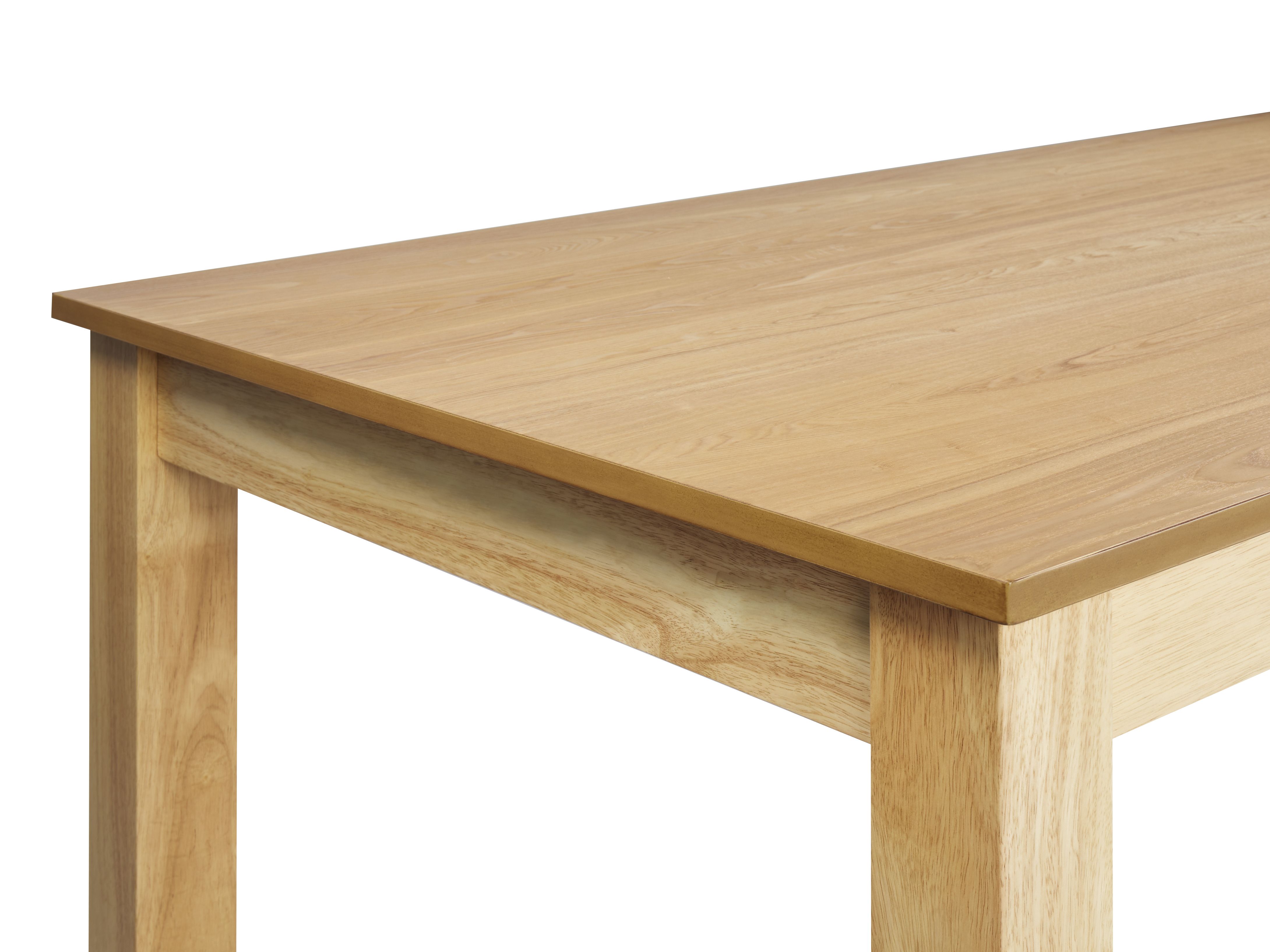 10 personers spisebord med udtræk lyst træ 160/240 x 90 cm MADURA ...