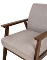 Fabric Armchair Taupe ASNES_884131